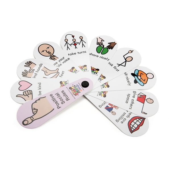 Positive Social Rules Fan | Creative Activity