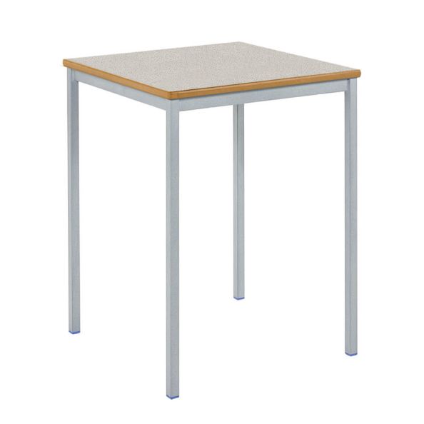 Welded Black Frame Square Tables 60x60cm H530mm Ail Grey Top | Creative Activity