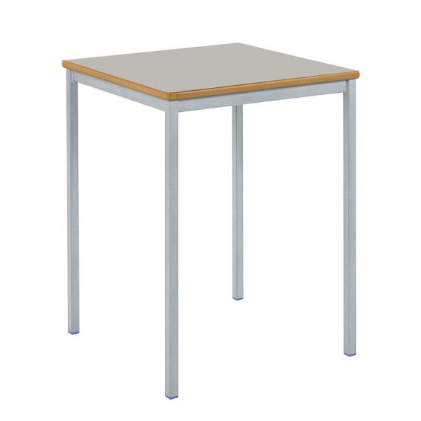 Welded Grey Frame Square Tables 60x60cm H460mm Grey Top