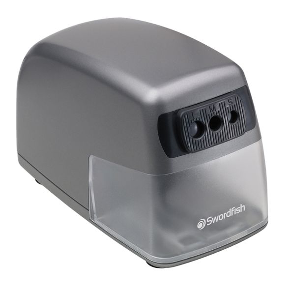 Swordfish Trio Electric Pencil Sharpener | Creative Activity