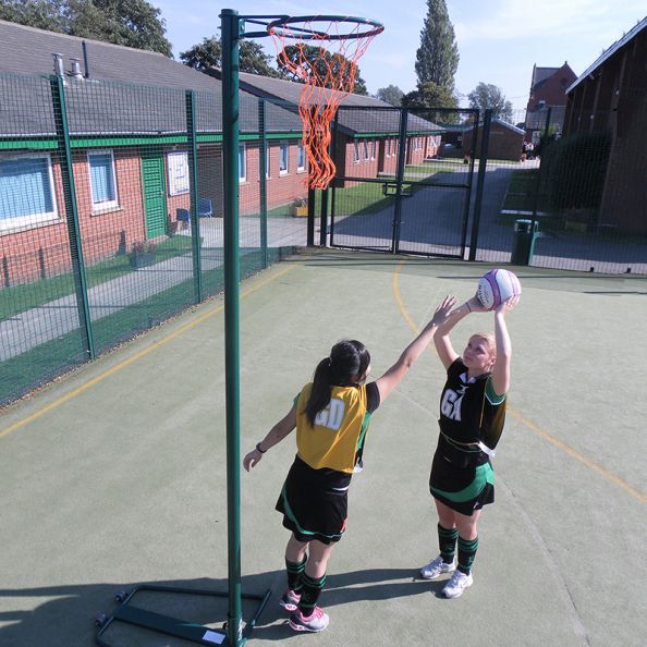 Tournament Wheel-Away Netball Posts Pair | Creative Activity
