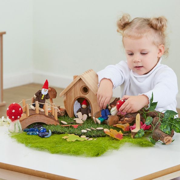 Mini Wooden Cottage 10pk | Creative Activity
