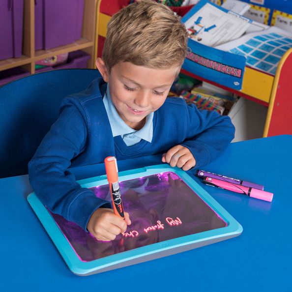 Sensory Illuminated Writing Board & 6 Pens | Creative Activity