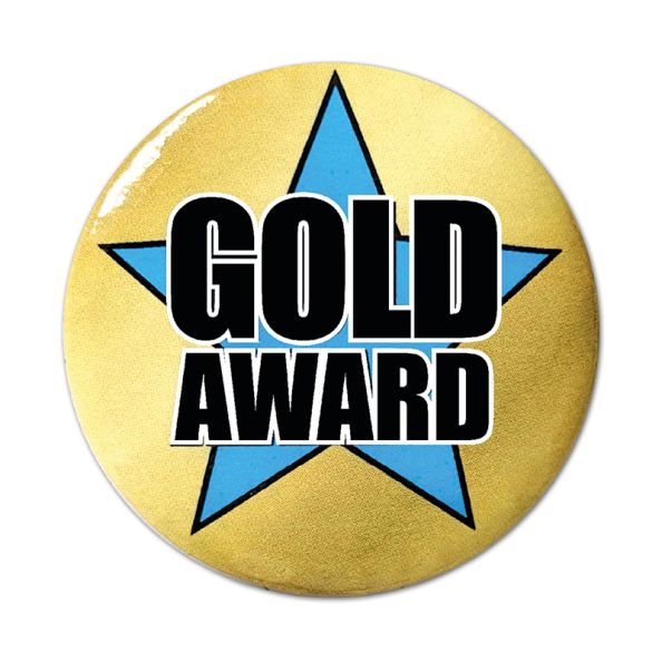 Reward Gold Silver Bronze Pin Badges | Creative Activity