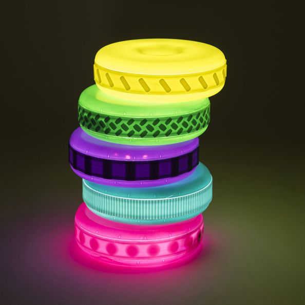 Glow Stacking Discs Pole | Creative Activity