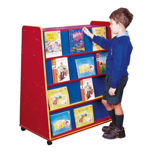 Profile Outward Mobile Book Storage Unit with 6 Compartments | Creative Activity
