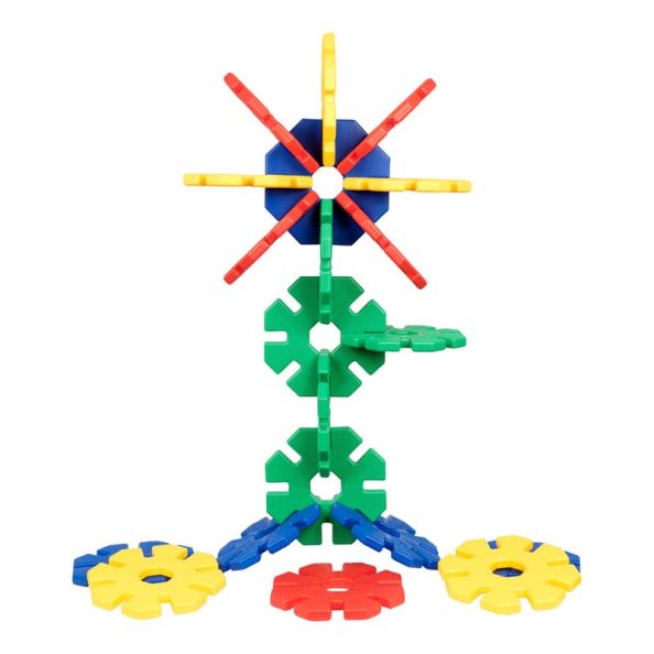Polydron Giant Octoplay Construction 40pk Naturals | Creative Activity