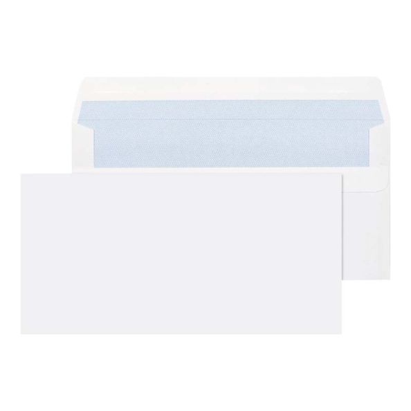 White DL 90gsm Self Seal Wallet Envelopes 1000pk | Creative Activity