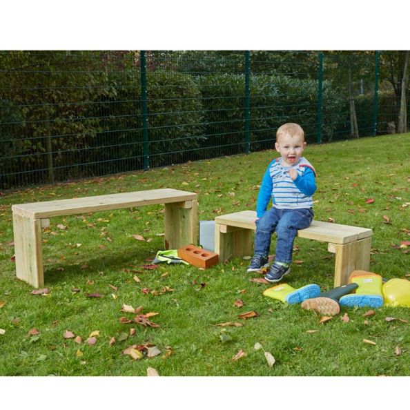 Wooden Wellie Store & Benches | Creative Activity