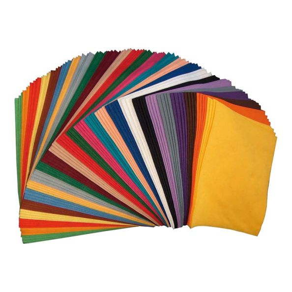 Felt Squares Assorted 200pk | Creative Activity