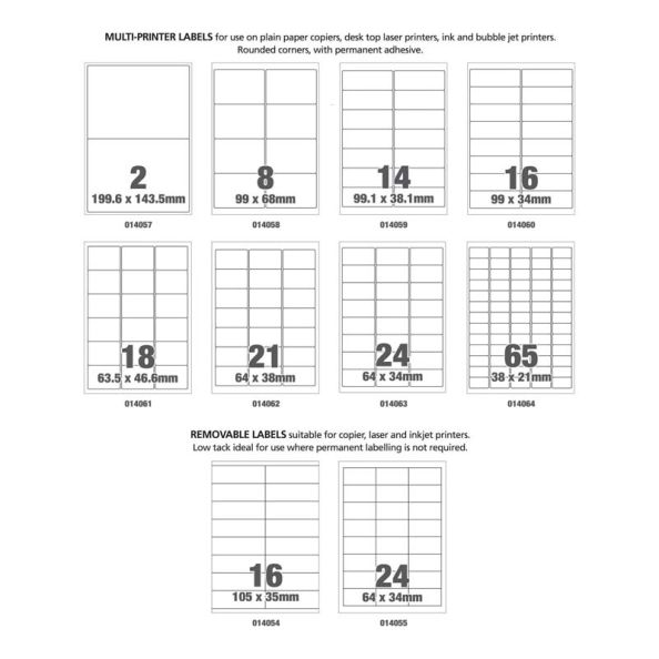 Avery QuickPEEL Laser Address Labels FSC H139xW991mm 100pk | Creative Activity