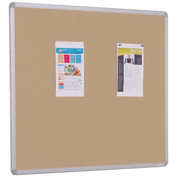 Hessian Framed Noticeboard H1200 x W900mm Natural | Creative Activity