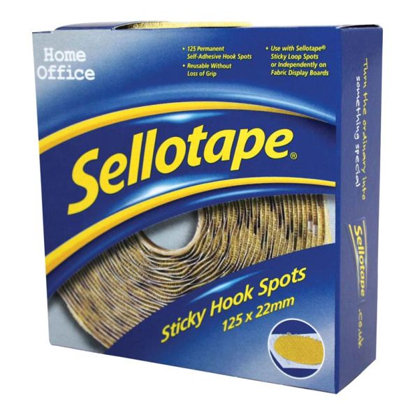 Sellotape Sticky Hook Spots or Strip