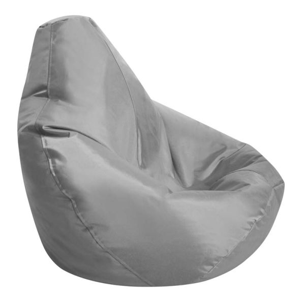 Reclining Bean Bag Pod Chair Light Grey
