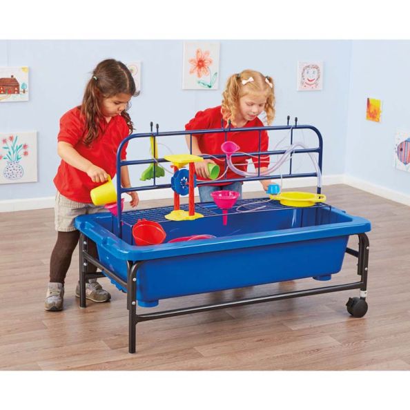 Sand and Water Play Tables Blue 2pk H58cm