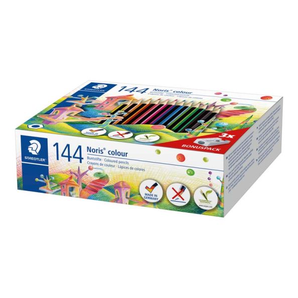 STAEDTLER Noris Colour Colouring Pencils Assorted 144pk