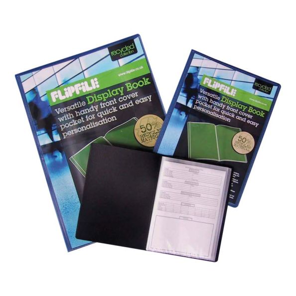 Flipfile A4 Presentation Display Books Blue 20 | Creative Activity