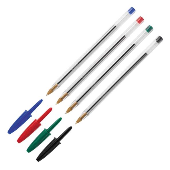 Bic Cristal Ballpoint Pens - Medium Nib 50pk Black | Creative Activity