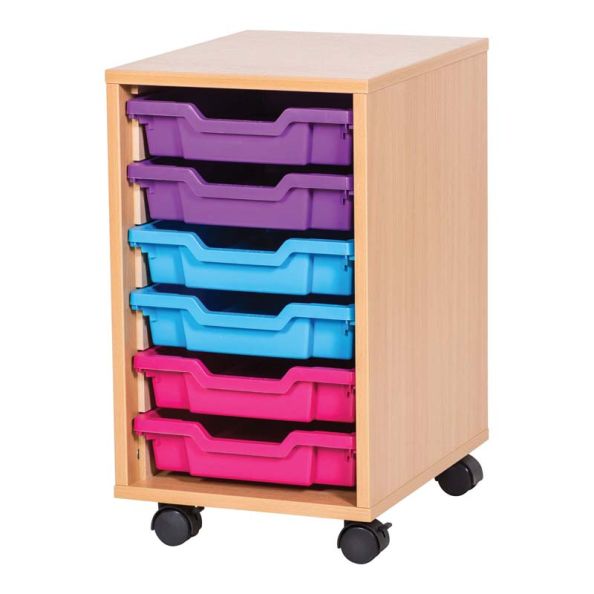 6 Tray storage unit supplied with trays Translucent | Creative Activity