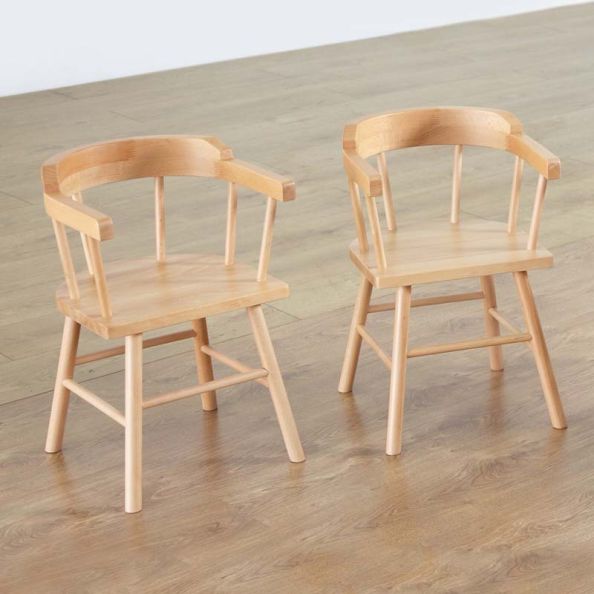 Captain's Wooden Armchairs 4pk Medium | Creative Activity