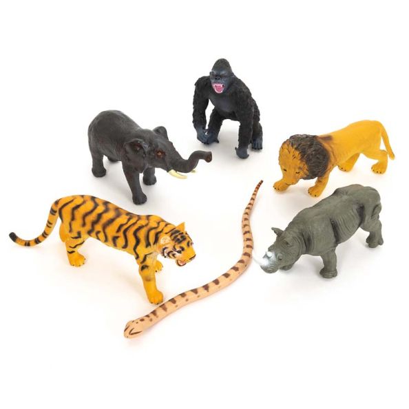Jumbo Small World Safari Animals 6pk | Creative Activity