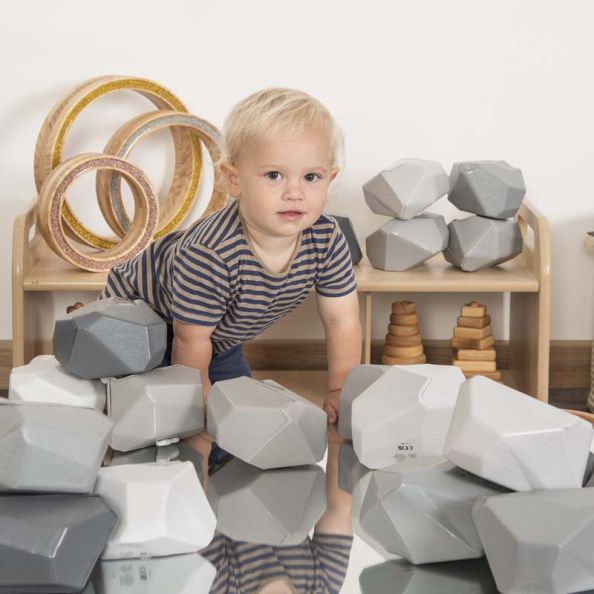 Eco Balancing Boulders Grey 60pk | Creative Activity