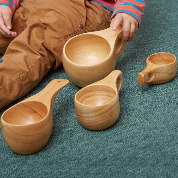 Wooden Cup Collection - 2pk | Creative Activity