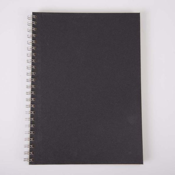 Pisces ECO Spiral Sketchbooks A3 5PK Black | Creative Activity