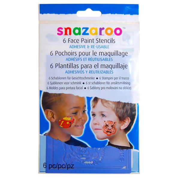 Snazaroo Face Painting Stencils Blue