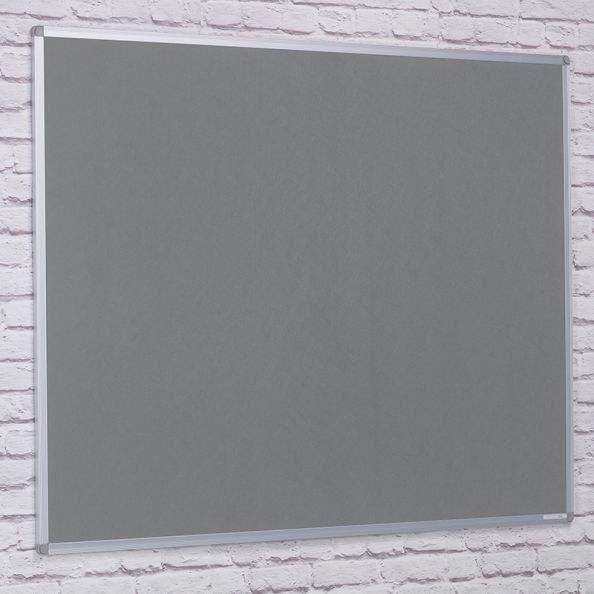 Aluminium Framed Noticeboards Grey H900 x W1200mm | Creative Activity