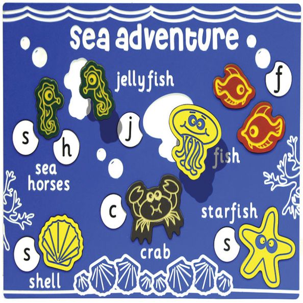 Removable Part Activity Panels - Sea (small)  | Creative Activity