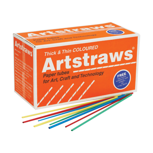Artstraws Assorted Colours and Sizes pk1350 | Creative Activity