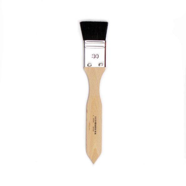 Ox Hair Flat Brush - Size 30 | Creative Activity