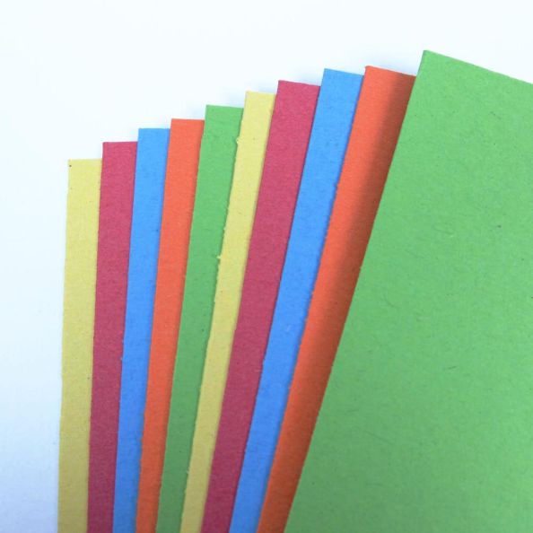 A4+ Recycled Coloured Card 300gsm 100 sheet assorted pack | Creative Activity