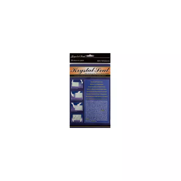 A5+ Clear Krystal Seal Sleeve 25sht pck 