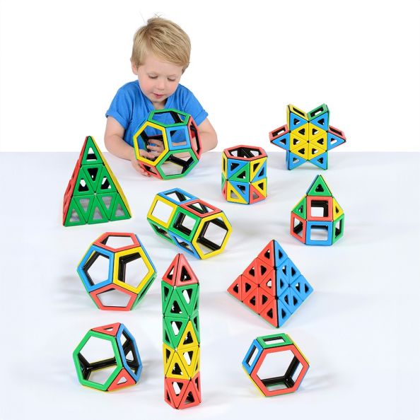 Magnetic Polydron School Set | Multi-Sensory Environments | Creative Activity