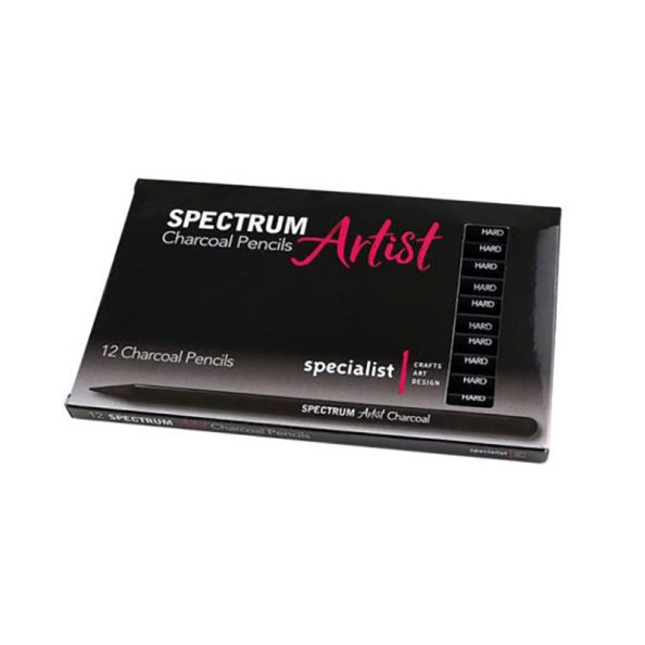 Artist Charcoal Pencil Hard pack of 12