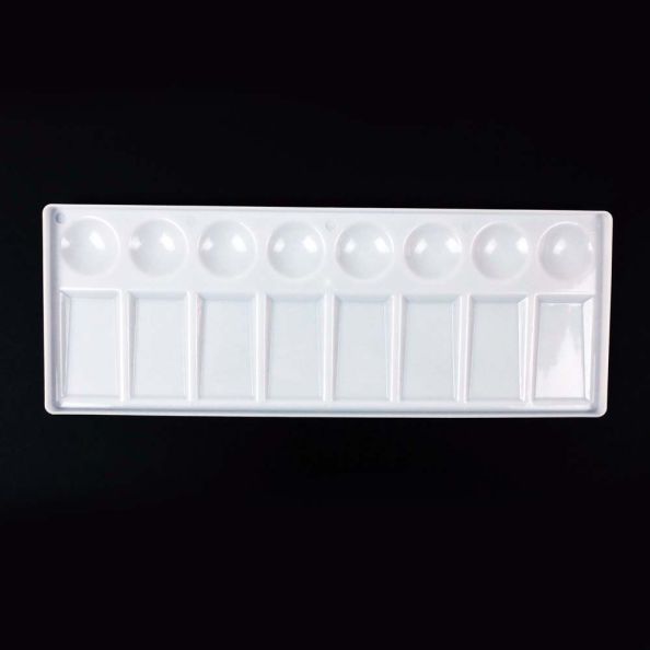 Rectangular 8 Well Plastic Palette | Creative Activity