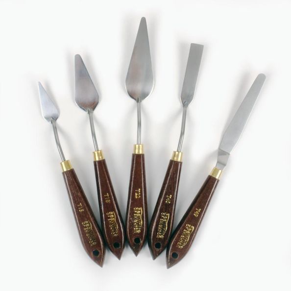 Palette Knife Set of 5 Shapes Palette Knives | Creative Activity