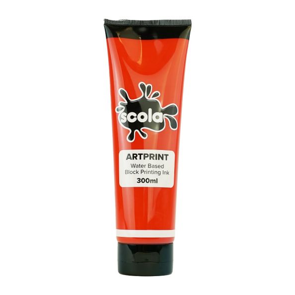 Block Printing Ink 300ml Red | Creative Activity