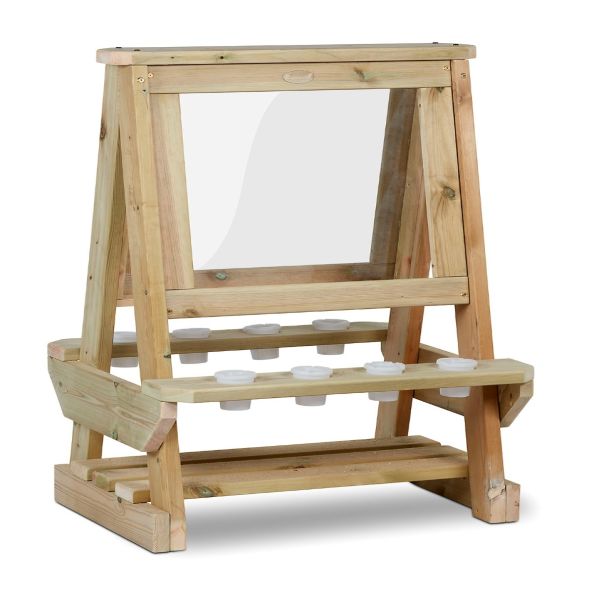 2 Sided Acrylic Viewing Painting Easel with Storage