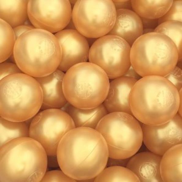 75mm Plastic Balls Gold | Creative Activity