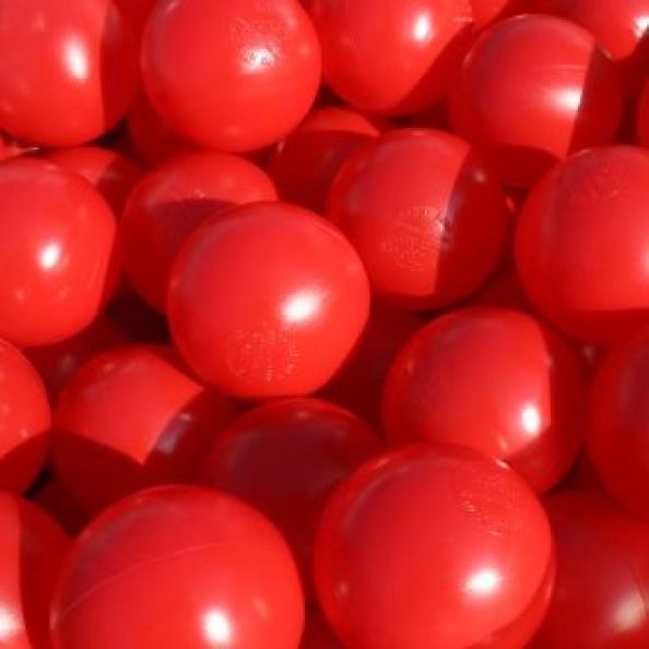 75mm Plastic Balls Red | Creative Activity