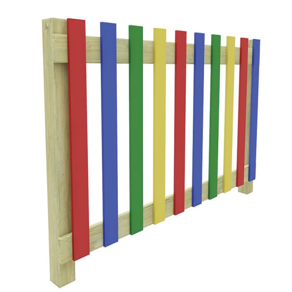 Coloured Pale Fence Panel | Creative Activity