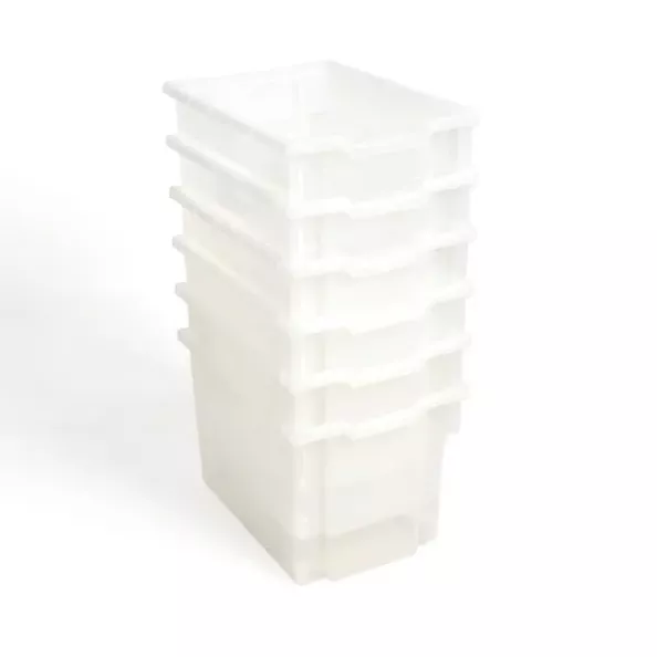 Gratnells Storage Trays 6 Pack Clear Jumbo | Creative Activity