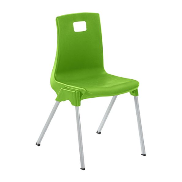 Metalliform ST Chair Seat height 430mm Lime Green | Creative Activity