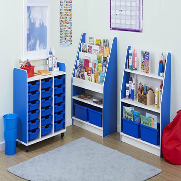 Valencia Front Facing Book Storage Purple | Creative Activity