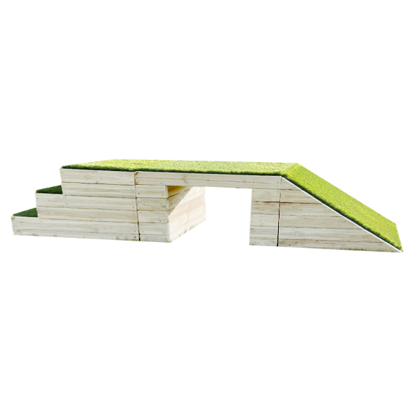 Grass Topped Blocks Trail