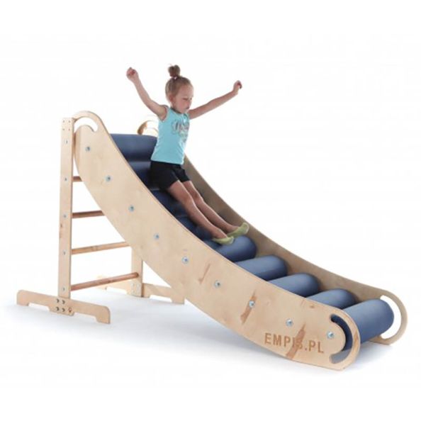 Curved Roller Slide Compatible with Climb System | Creative Activity