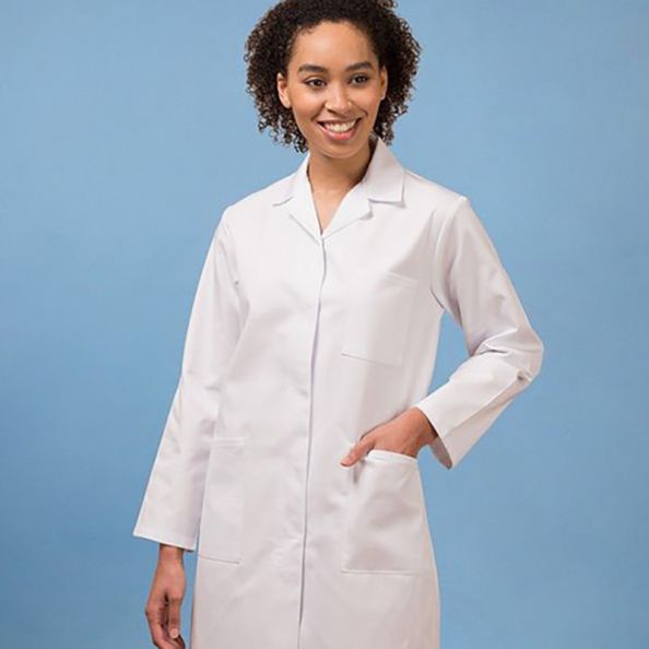 Laboratory Coats, Polyester Cotton, Female, Chest 100cm, 110cm long (Each)